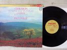 PAUL PARAY CHAUSSON,SYMPHONY IN B FLAT PHILIPS 30PC40 Japan PROMO AUDIOPHILE LP