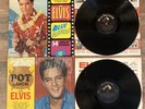 BUNDLE OF 2 Elvis Presley LP, Blue Hawaii, RCA # LPM-2426, POT LUCK LPM-2523 EX