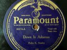 PRE WAR COUNTRY 78 - RUFUS K STANLEY Down In Arkansas PARAMOUNT 33174 V+ RARE