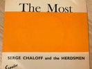 Serge Chaloff & The Heardsmen- The Most UK  Esquire Jazz  1949EP 45 NM