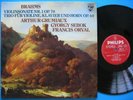 Philips Brahms Violin Sonaten No. 1 Grumiaux Gyorgy Sebok Orval NM