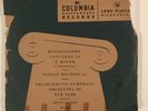 Nathan Milstein Mendelssohn: Concerto In E Minor, Op. 64, ML4001 Columbia 1948