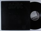 AC/DC Back In Black ATLANTIC LP VG+ embossed cover **
