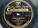 CLARENCE WILLIAMS & HIS JAZZ KINGS - 'A PANE IN THE GLASS’ RACE COLUMBIA 78