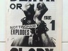 DEATH OR GLORY #1 UK 1980 ORIG PUNK FANZINE JOY DIVISION VICE VERSA UNDERTONES