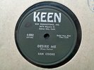 SAM COOKE - Desire Me / For Sentimental Reasons 78 rpm disc