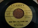 unlisted Do-Wop, Mike Robin and The Robins, Now That I've Found You, Clarity