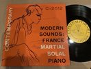 Martial Solal Modern Sounds France Piano Contemporary Records Original 10”