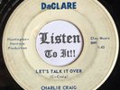 Private Rockabilly Country Bopper 45 CHARLIE CRAIG Lets Talk DaCLARE rare hear