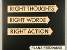 FRANZ FERDINAND Right Thoughts Right Words Right Action BLACK x/500 2LP Vinyl