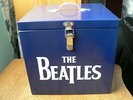 The Beatles 45 RPM Record Storage box Quality Solid Wood New & NICE