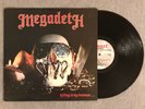 Megadeth - Killing Is My Business & Business Is Good  LP 1985 Combat MX 8015 VG+