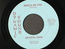 CRYSTAL RAIN: world on fire / you & me DYNAMIC SOUND 7