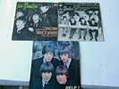 3 DISQUES 45 T  BEATLES :HELP.CHANSOS FILM 4 GARÇONS DANS LE VENT .I FEEL TIME