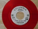 RED VINYL PROMO 45 - STEVE & EYDIE  GORME - I WANT TO STAY HERE - 1963 - VG+