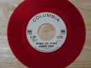 RED VINYL PROMO 45 - JOHNNY CASH - RING OF FIRE - COLUMBIA 1963 - VG