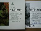 BOX (3) SIGNIERT FAURÉ PÉNÉLOPE J.Norman J. van Dam DUTOIT ERATO FRANCE 1983