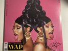 Cardi B WAP Limited Stamp Signed GOLD LP Vinyl Megan Thee Stallion