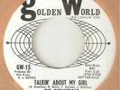 THE REFLECTIONS Talkin About My Girl GOLDEN WORLD PROMO  NORTHERN SOUL USA 45