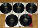 THE BEATLES COLLECTION x 5 WITH, HARD DAYS, HELP, RUBBER, SGT PEP 1st PRESSINGS