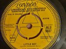 The Crystals, Little Boy / Uptown, London American Recordings, Promo, HLU 9837.