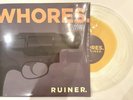 Whores - Ruiner Limited Edition 1/250 Lemon Blob in Ultraclear Vinyl LP New MINT