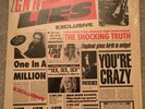 Guns N' Roses - Lies Vinyl LP 1988 GNR GHS 24198 Censored Geffen Records - EX