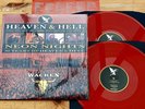 HEAVEN & HELL Dio Iommi Neon Lights x2 RED VINYL LP Black Sabbath Live At Wacken