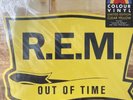 R.E.M. REM OUT OF TIME CLEAR YELLOW LP BRAND NEW Unsealed in foil