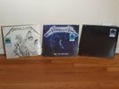 Metallica 3 Walmart colored vinyl And Justice, Ride the Lightning, Black album