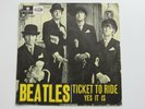 THE BEATLES SWEDISH ORIG 1965 45  TICKET TO RIDE   PIC SLEEVE  PARLOPHONE R5265