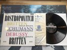 RARE UK SXL 2298 WBg ED1 NM- Rostropovich Britten Schumann Debussy Cello Sonatas