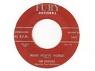 Doo Wop THE KODOKS Make Believe World / Oh Gee Oh Gosh FURY Rare 45 VG+