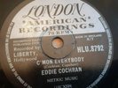 Eddie Cochran. Original British 78rpm on London / Elvis Presley, Johnny Burnette
