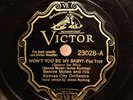 Bennie Moten with Jimmy Rushing Won't You Be My Baby Victor 23028 78 RPM RARE