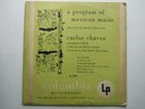 COLUMBIA 2080 1ST ANDY WARHOL COVER CARLOS CHAVEZ A PROGRAM OF MEXICAN MUSIC