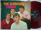RED VINYL / THE SHADOWS SING / EX+ CONDITION 60'S LAMINATED FLIP BACK COVER