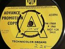 THE STATUS QUO - TECHNICOLOR DREAMS - PYE 7N 17650 - WITHDRAWN UK DEMO / PROMO