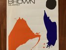 PETER UPWARD The Brian Brown Quartet. ORIGINAL POSTER. Australian Jazz. VINTAGE