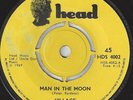 UK Psych 45 - VILLAGE - Man in the Moon / Long Time - HEAD HDS 4002 - Listen VG+