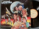 Movie Soundtrack LP Nr Mint-Battlestar Galactica-Lorne Greene-Stu Philips-1978