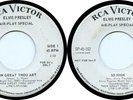 Elvis Presley USA 45 RCA SP-45-162 How Great Thou Art & So High RARE DJ PROMO