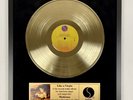 Madonna - Like a virgin Gold Vinyl Record Framed on Black Velvet Background