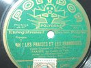 DISQUE 78TOURS/78 RPM/PARISYS/POLYDOR 521568/AH LES FRAISES ET LES FRAMBOISES