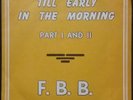 RARE 45t 7'' FREDDY BROOKS BAND TILL EARLY MORNIN BELGIUM FUNK SOUL DISCO 75 TBE