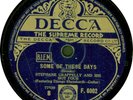 Django-Grappelly - Chasing Shadows - Some of these days - Decca F 6002