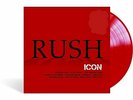 Rush ICON Greatest Hits LP Ruby Translucent Vinyl Exclusive Geddy Lee Neil Peart