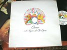 QUEEN  -      A Night At The Opera,     ORIGINAL 1975 UK EMBOSSED SLV LP / inner
