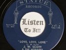 Obscure MS Rocker Rockabilly 45 J.W. SCOTT & THE MONARKS Love STATUE hear AR