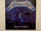 Metallica Ride The Lightning metal Elektra Megaforce 1984 LP VINYL Metal GEM NR